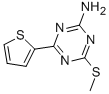 4-(METHYLTHIO)-6-(2-THIENYL)-1,3,5-TRIAZIN-2-AMINE CAS#: 175204-61-2