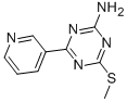 4-(METHYLTHIO)-6-(3-PYRIDYL)-1,3,5-TRIAZIN-2-AMINE CAS#: 175204-62-3