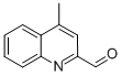 4-METHYQUINOLINE-2-CARBOXALDEHYDE CAS#: 40105-30-4