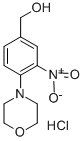(4-MORPHOLINO-3-NITROPHENYL)METHANOL HYDROCHLORIDE CAS#: 300665-23-0