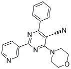 4-MORPHOLINO-6-PHENYL-2-(3-PYRIDINYL)-5-PYRIMIDINECARBONITRILE CAS#: 320417-69-4