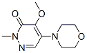 4-Methoxy-2-methyl-5-morpholino-3(2H)-pyridazinone CAS#: 39030-44-9