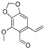 4-Methoxy-6-vinyl-1,3-benzodioxole-5-carbaldehyde CAS#: 484-28-6