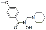 4-Methoxy-N-(1-piperidinylmethyl)benzohydroxamic acid CAS#: 40890-90-2