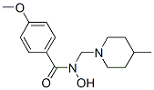 4-Methoxy-N-[(4-methyl-1-piperidinyl)methyl]benzohydroxamic acid CAS#: 40890-91-3
