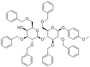 4-Methoxyphenyl 4-O-(2,3,6-Tri-O-benzyl-beta-D-galactopyranosyl)-2,3,6-tri-O-benzyl-beta-D-glucopyranoside CAS#: 150412-81-0