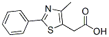 4-Methyl-2-phenyl-5-thiazoleacetic acid CAS#: 34272-67-8