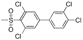 4-Methylsulfonyl-3,3',4',5-tetrachlorobiphenyl CAS#: 128742-32-5