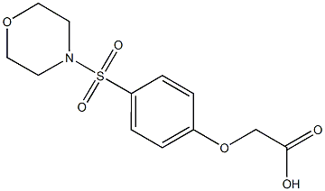 [4-(Morpholine-4-sulfonyl)-phenoxy]-acetic acid CAS#: 36691-78-8