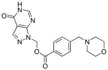 4-(Morpholinomethyl)benzoic acid (4,5-dihydro-4-oxo-1H-pyrazolo[3,4-d]pyrimidine-1-yl)methyl ester CAS#: 131402-47-6
