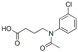4-[N-(m-Chlorophenyl)-N-acetylamino]butyric acid CAS#: 30544-59-3