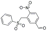 4-NITRO-3-[(PHENYLSULFONYL)METHYL]BENZENECARBALDEHYDE CAS#: 339276-48-1