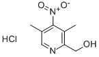 4-NITRO 3,5-DIMETHYL 2-HYDROXYMETHYL PYRIDINE.HCL CAS#: 143016-69-7