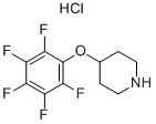 4-(PENTAFLUOROPHENOXY)PIPERIDINE HYDROCHLORIDE CAS#: 125884-94-8