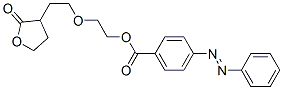 4-(Phenylazo)benzoic acid 2-[2-(tetrahydro-2-oxofuran-3-yl)ethoxy]ethyl ester CAS#: 36763-89-0
