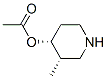 4-Piperidinol,3-methyl-,acetate(ester),(3S,4R)-(9CI) CAS#: 373603-85-1