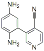 4-Pyridinecarbonitrile, 3-(2,5-diaminophenyl)- CAS#: 306960-03-2