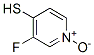 4-Pyridinethiol,3-fluoro-,1-oxide(9CI) CAS#: 127108-53-6