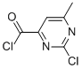 4-Pyrimidinecarbonyl chloride, 2-chloro-6-methyl- (9CI) CAS#: 306960-81-6