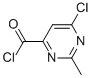 4-Pyrimidinecarbonylchloride,6-chloro-2-methyl-(9CI) CAS#: 136518-02-0