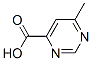 4-Pyrimidinecarboxylic acid, 6-methyl- (9CI) CAS#: 138538-42-8