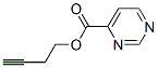 4-Pyrimidinecarboxylicacid,3-butynylester(9CI) CAS#: 380626-82-4