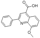 4-QUINOLINECARBOXYLIC ACID,8-METHOXY-2-PHENYL- CAS#: 489-75-8