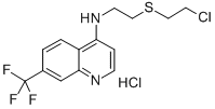 4-Quinolineamine, N-(2-((2-chloroethyl)thio)ethyl)-7-(trifluoromethyl) -, hydrochloride CAS#: 38914-94-2