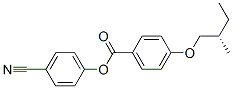 4-[(S)-2-Methylbutoxy]benzoic acid 4-cyanophenyl ester CAS#: 117709-26-9