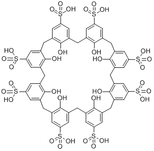 4-SULFOCALIX[8]ARENE CAS#: 137407-62-6