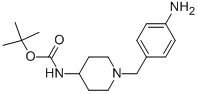 4-TERT-BUTOXYCARBONYLAMINO-1-(4-AMINOBENZYL)PIPERIDINE CAS#: 323578-56-9