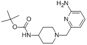 4-(TERT-BUTOXYCARBONYLAMINO)-1-[(6-AMINOPYRIDIN-2-YL)METHYL]PIPERIDINE CAS#: 303763-39-5