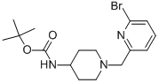 4-(TERT-BUTOXYCARBONYLAMINO)-1-[(6-BROMOPYRIDIN-2-YL)METHYL]PIPERIDINE CAS#: 303763-37-3