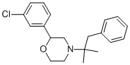 4-TERT-BUTYL-2-(3-CHLOROPHENYL)-2-(PHENYLETHYL)-MORPHOLINE CAS#: 119491-62-2