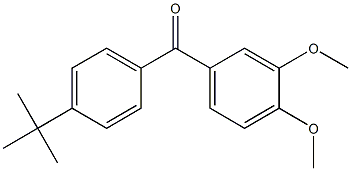 4-TERT-BUTYL-3',4'-DIMETHOXYBENZOPHENONE CAS#: 116412-95-4