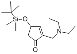 4-TERT-BUTYLDIMETHYLSILYLOXY-2-DIETHYLAMINOMETHYL-2-CYCLOPENTENE-1-ONE CAS#: 117254-07-6