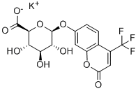 4-TRIFLUOROMETHYL-7-HYDROXYCOUMARIN GLUCURONIDE POTASSIUM SALT CAS#: 143547-78-8