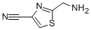 4-Thiazolecarbonitrile, 2-(aminomethyl)- CAS#: 302341-70-4
