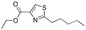 4-Thiazolecarboxylicacid,2-pentyl-,ethylester(9CI) CAS#: 133047-37-7