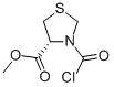 4-Thiazolidinecarboxylic acid, 3-(chlorocarbonyl)-, methyl ester, (R)- (9CI) CAS#: 125278-26-4
