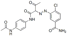 4'-acetamido-2-[(5-carbamoyl-2-chlorophenyl)azo]acetoacetanilide CAS#: 30191-02-7