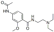 4-(acetylamino)-N-[2-(diethylamino)ethyl]-2-methoxybenzamide CAS#: 3614-38-8