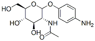 4-aminophenyl-2-acetamido-2-deoxyglucoside CAS#: 3459-29-8