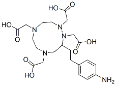 4-aminophenylethyl-1,4,7,10-tetraazacyclodecane-N,N',N'',N'''-tetraacetic acid CAS#: 130707-75-4