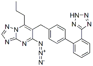 4-azido-2-propyl-3-[[4-[2-(2H-tetrazol-5-yl)phenyl]phenyl]methyl]-1,5, 7,9-tetrazabicyclo[4.3.0]nona-2,4,6,8-tetraene CAS#: 168152-71-4