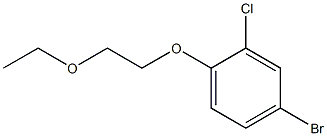 4-broMo-2-chloro-1-(2-ethoxyethoxy)benzene CAS#: 279261-90-4
