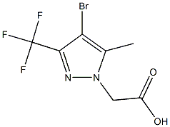 [4-bromo-5-methyl-3-(trifluoromethyl)-1H-pyrazol-1-yl]acetic acid CAS#: 299405-26-8