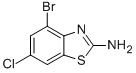 4-bromo-6-chlorobenzo[d]thiazol-2-amine CAS#: 38338-20-4