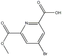 4-bromo-6-(methoxycarbonyl)picolinic acid CAS#: 293294-72-1