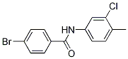 4-bromo-N-(3-chloro-4-methylphenyl)benzamide CAS#: 346690-15-1